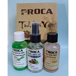 Combo tẩy rửa nhỏ gọn tiện dụng PROCA Tinh Hoa Việt