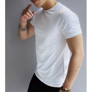 Áo thun cổ tròn cotton 100% chính phẩm 220grm dày dặn, mềm mịn, thoáng mát - ABA-THUNCT