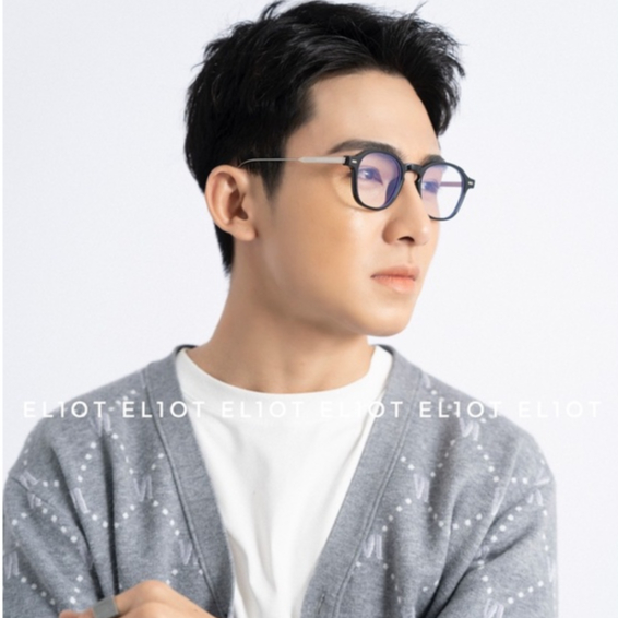 Gọng kính tròn nam nữ ELIOT EYEWEAR mắt kính chống ánh sáng xanh thời trang có thể thay thế tròng cận 22004