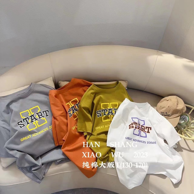 (Xả Kho Xả Kho) Áo phông chất cotton từ 6-14 tuổi Xả Kho lẻ size