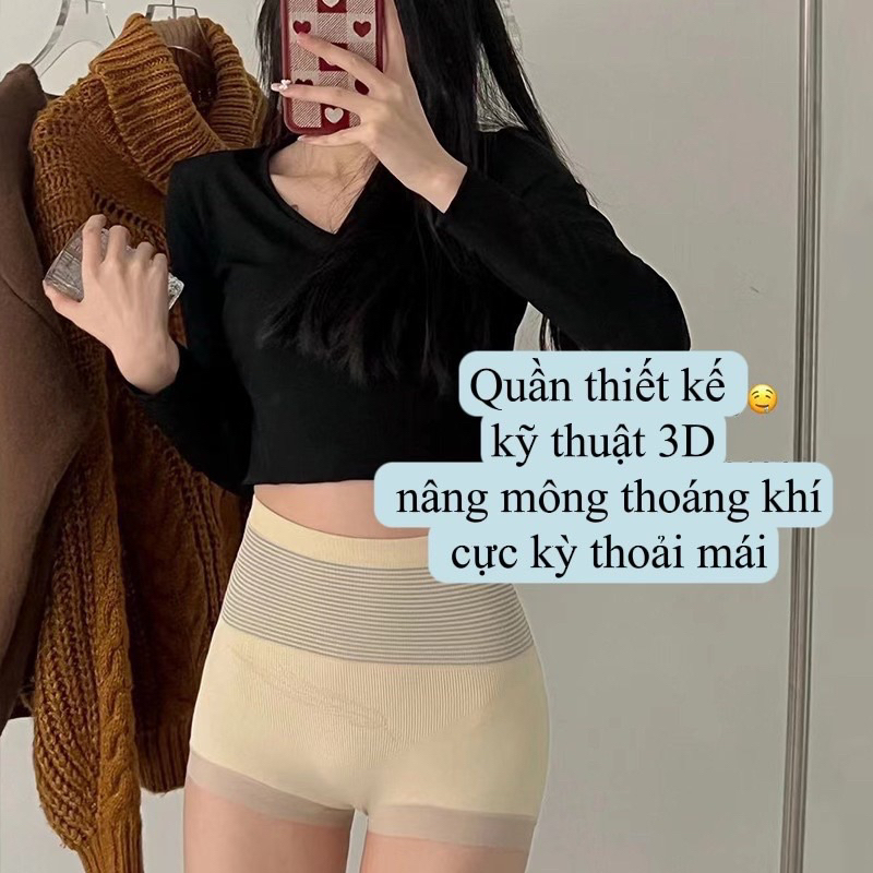 QUẦN GEN BỤNG ĐỊNH HÌNH,CHẤT COTTON LẠNH 3D 848