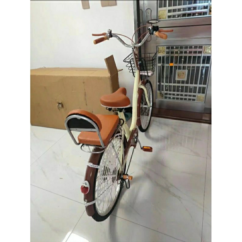 Xe Đạp MiNi Fu400 Size 24inh Bộ Đề 6 Cấp Cho Nữ Tặng Full Phụ Kiện