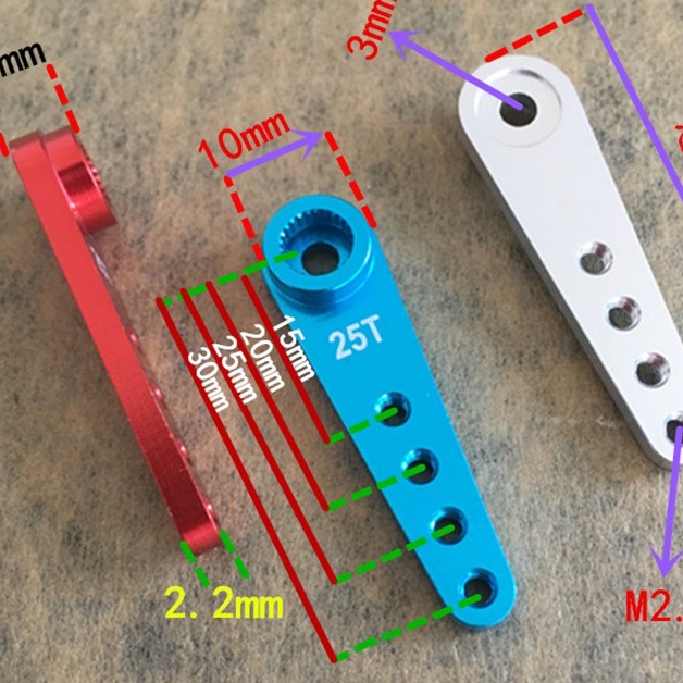 Hot Racing SHM25M01 Aluminum Lock Servo Arm 2h M3 Mount M3 25t FUT : Buy Online at Best Price in KSA - Souq is now