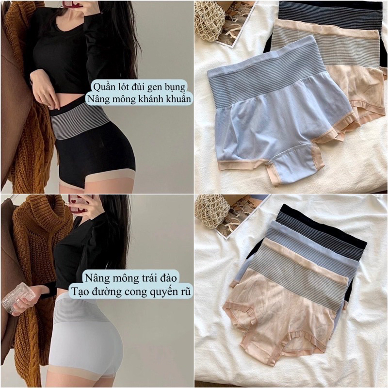 QUẦN GEN BỤNG ĐỊNH HÌNH,CHẤT COTTON LẠNH 3D 848