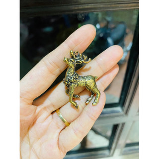 Tượng Hươu Nhí Móc treo chìa khoá Trang trí tiểu cảnh hòn non bộ