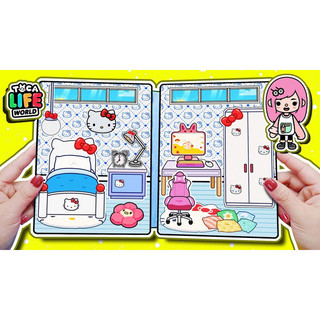 Toca Life World - Ngôi nhà Hello Kitty của Toca- Búo bê giấy