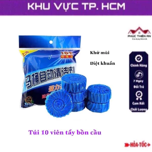 Túi 10 viên tẩy bồn cầu, khử mùi, diệt khuẩn hiệu quả, tiện dụng