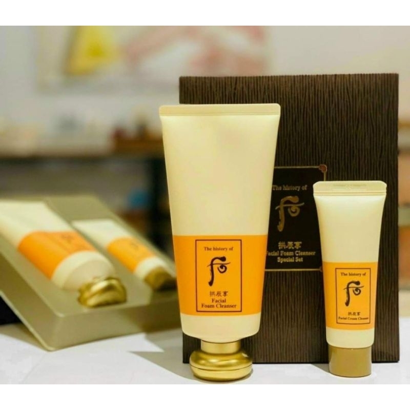 Sữa rửa mặt Whoo Jin Yang Facial Foam Cleanser full