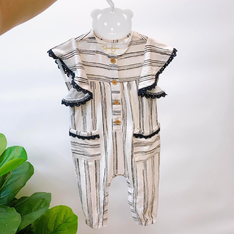 [MD114] Romper cánh tiên chất liệu cotton xuất xịn cho bé yêu mềm mát