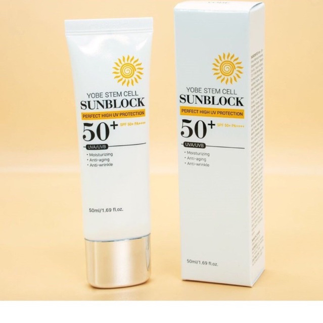 Kem Chống Nắng Tế Bào Gốc YobeCell - Yobe Stem Cell Sunblock [Chính Hãng]