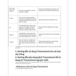 Chất kích tăng trưởng sản lượng tăng năng xuất - Triacontanol 1.5% EP (100g)