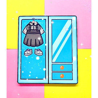Tủ quần áo của Toca - Búp bê giấy