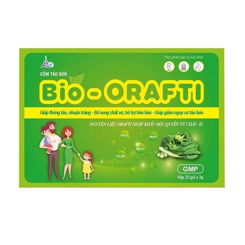 Bột cốm Bio Orafti bổ sung chất xơ, chống táo bón cho bé lười ăn rau củ ...