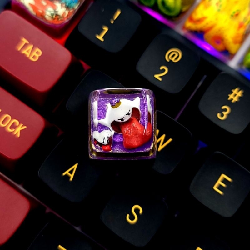 Keycap Artisan Resin Mario King Boo cho bàn phím cơ độc lạ | Shopee ...