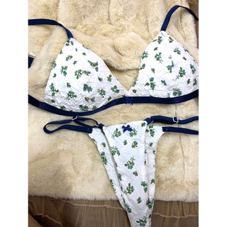 Set đồ lót, áo bralette không gọng vải xốp mềm, mát
