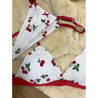 Set đồ lót, áo bralette không gọng vải xốp mềm, mát