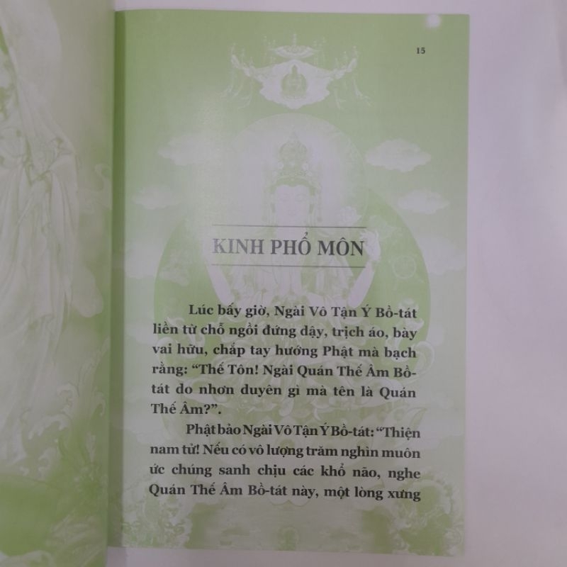 Ảnh Sách - Kinh Phổ Môn - Đức Quan Âm Bồ Tát (bản in tuyệt đẹp) 2