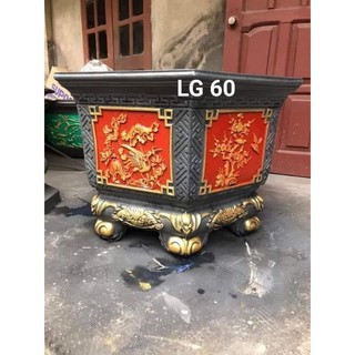 Khuôn lục giác 60 chân liền chất liệu abs mẫu phúc lộc thọ trộn mai trúc cúc hàng dày dặn