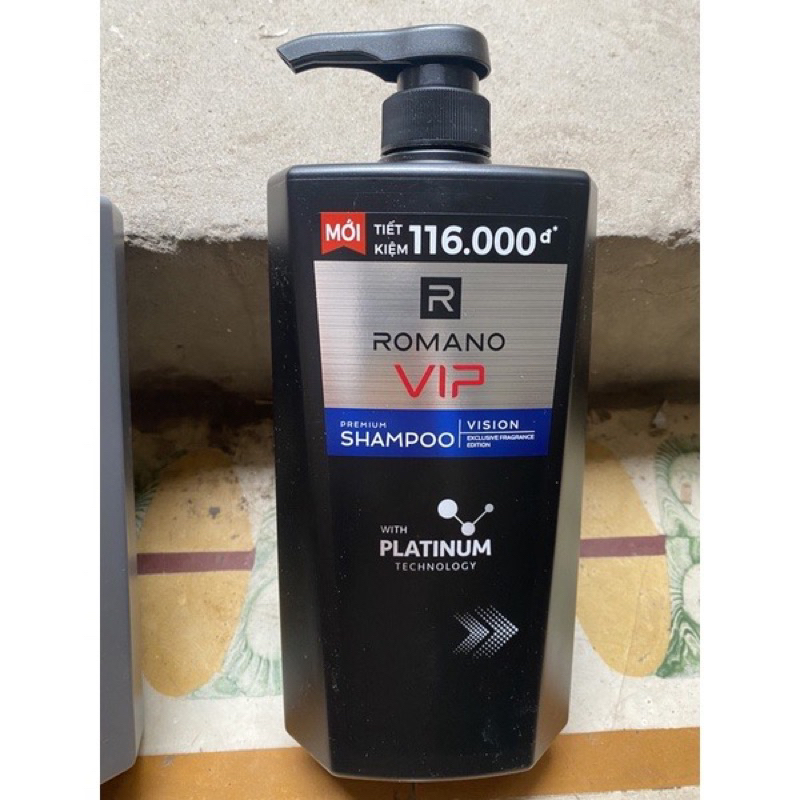 Dầu gội Romano VIP size lớn 830g tặng kèm 1c 180g | Shopee Việt Nam