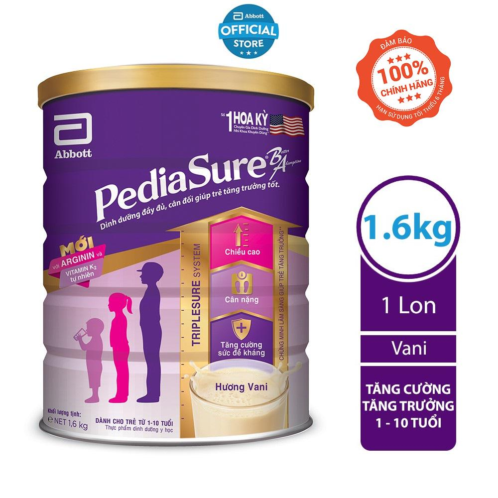 Ảnh Bộ 2 Sữa bột Pediasure 1.6kg hương vani/lon 2