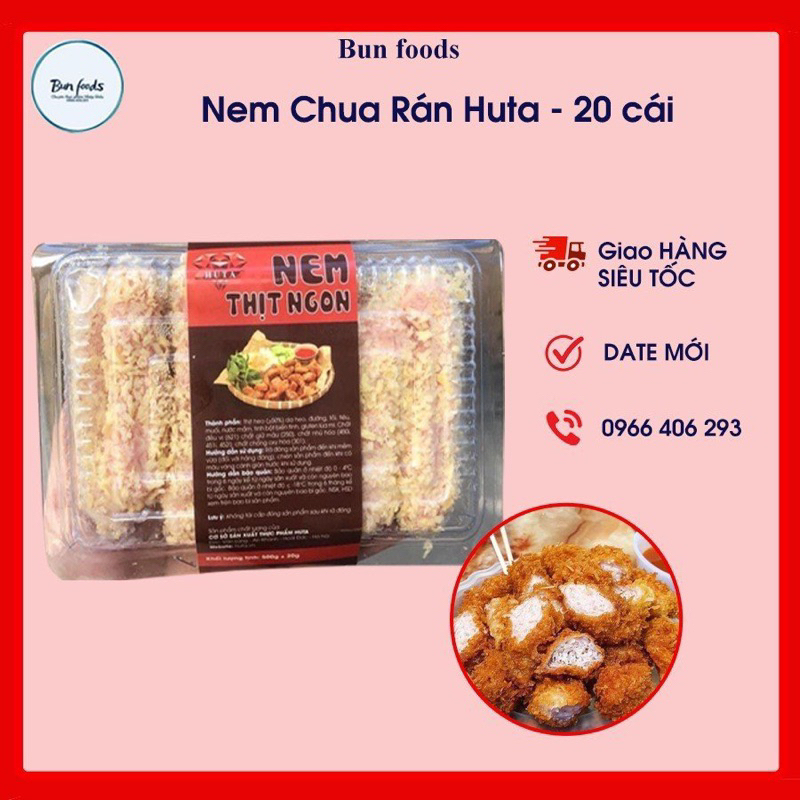 Nem chua rán Hà Nội ( hộp 20 cái) Giao hàng Ship now 1h | Shopee Việt Nam