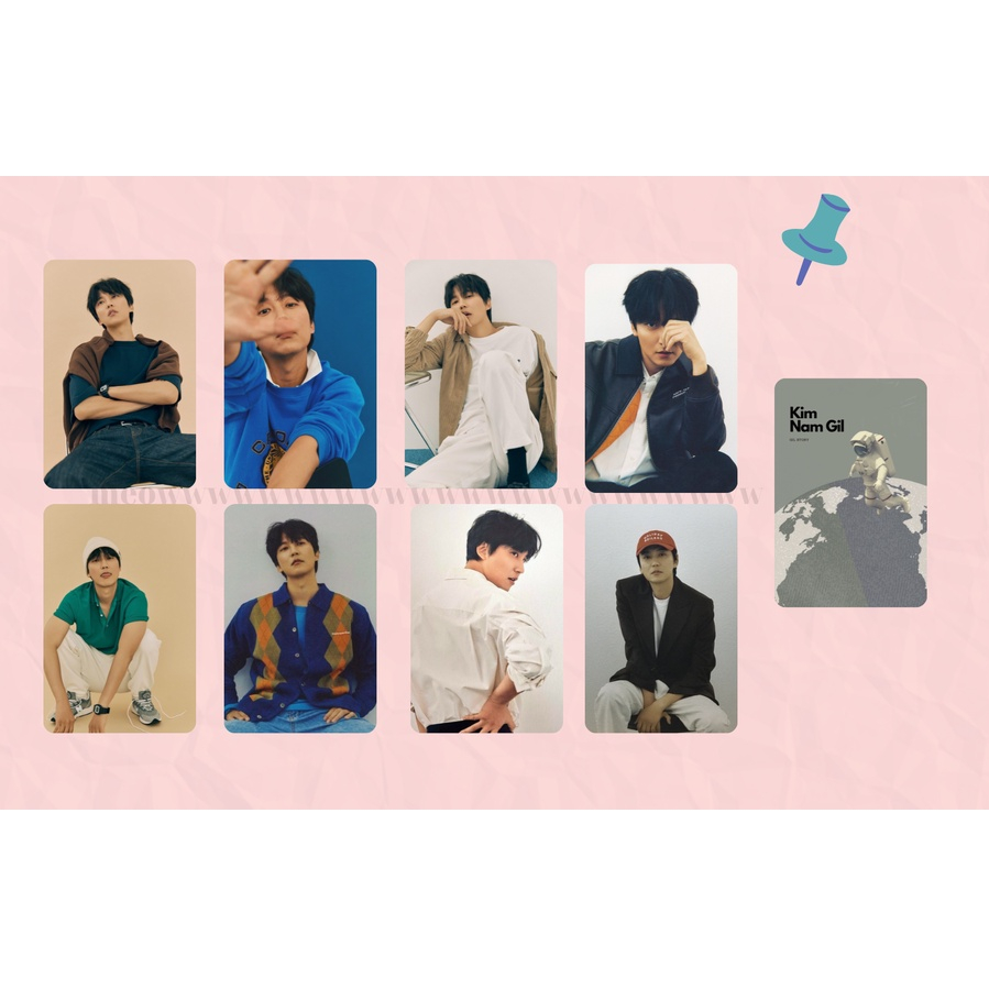 set card bo góc Kim Nam Gil ( quá là đẹp trai)