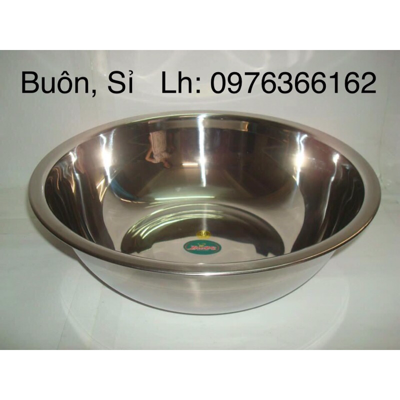 Thau (Chậu) inox INOVi Đủ Sezi( 30...54, 56cm) | Shopee Việt Nam
