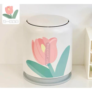 Thùng rác mini văn phòng hoa tulip xinh xắn