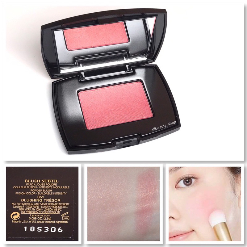 Phấn Má Lancome Blush Subtil Blushing Tresor 351 Tách Set Shopee Việt Nam 6722