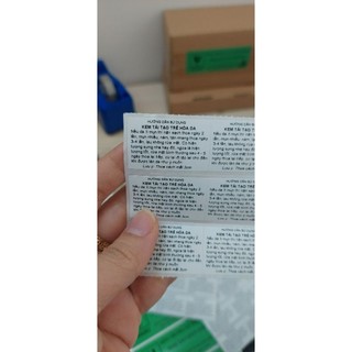 2.000 tem hướng dẫn sử dụng dán mỹ phẩm, kích thước 35x22mm có sẵn keo dán
