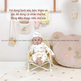 Túi treo nôi cũi, decor phòng bé cực xinh