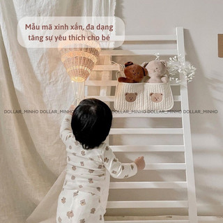 Túi treo nôi cũi, decor phòng bé cực xinh