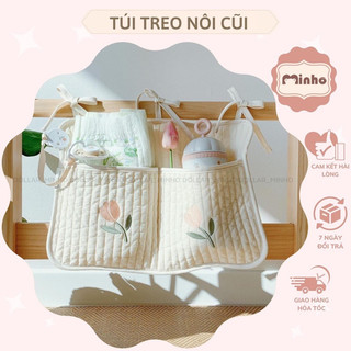 Túi treo nôi cũi, decor phòng bé cực xinh