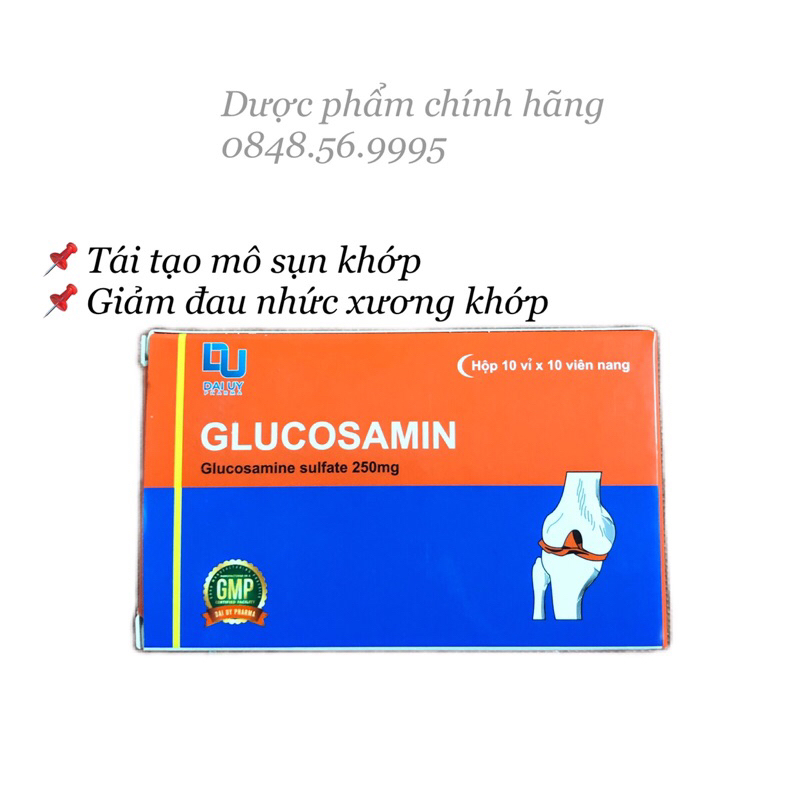 Viên uống XƯƠNG KHỚP GLUCOSAMIN Sulfate 250mg giảm đau nhức xương khớp