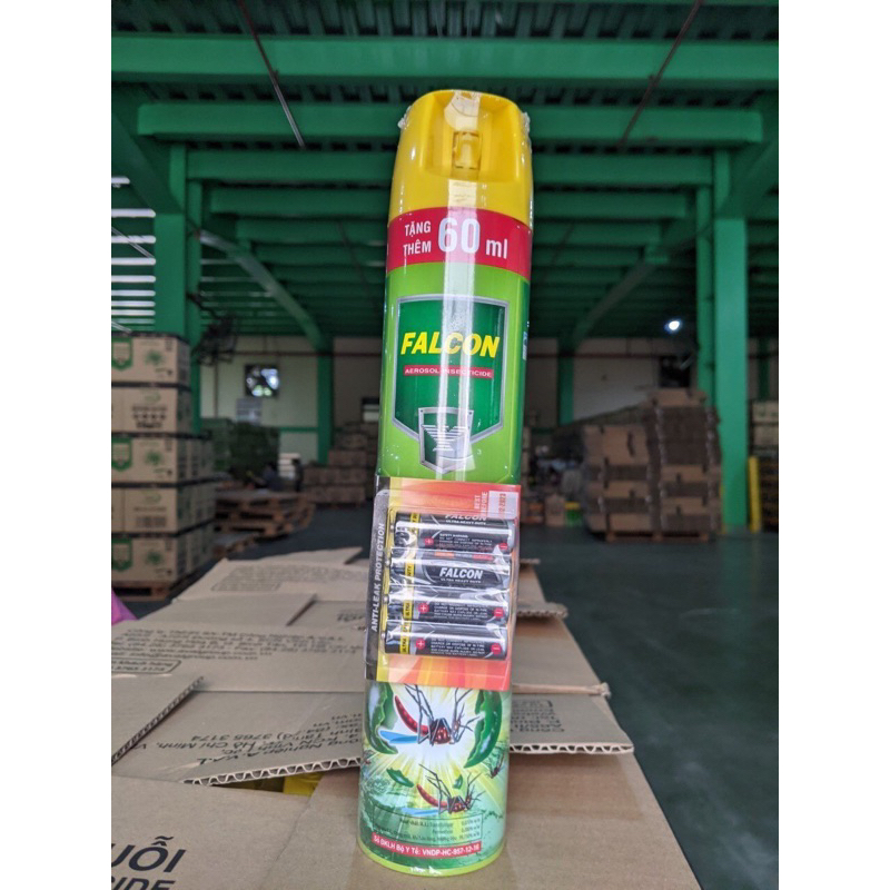 combo 2 Bình xịt muỗi Falcon hương chanh / lựu 600ml