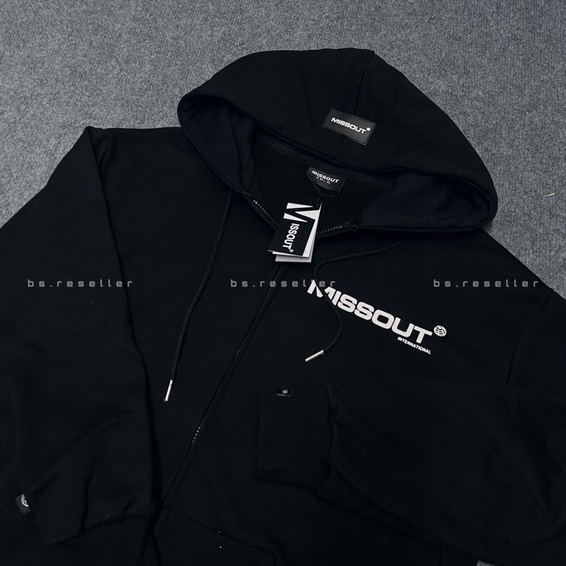 Hoodie zip online missout