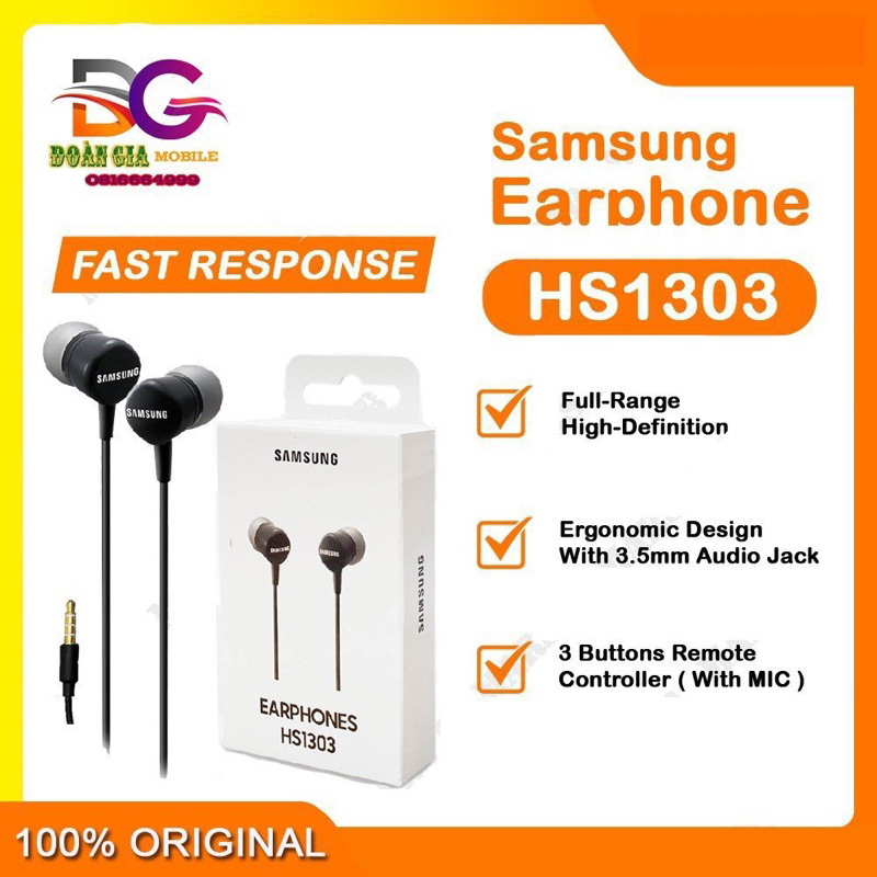 Tai Nghe Nhét Tai Earphones HS1303 Chính Hãng Samsung,Hàng New seal Âm ...