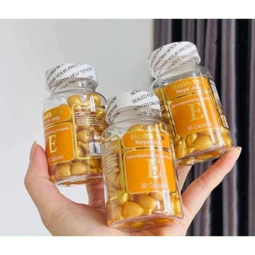 Viên nang dưỡng da sữa ong chúa vitamin E Health Pro Royal Jelly - EDS Hàng Mỹ 🇺🇸