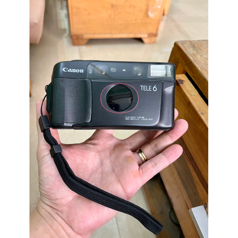 フィルムカメラ Canon Autoboy TELE6 date Canon Autoboy TELE6【完動品】ハーフサイズと通常35mm切り替え
