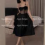 HT239 Váy ngủ sexy phối ren tiểu thư có GỌNG kèm ĐỆM LÓT, đồ ngủ lụa dáng dài sang chảnh HT239