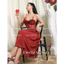 HT239 Váy ngủ sexy phối ren tiểu thư có GỌNG kèm ĐỆM LÓT, đồ ngủ lụa dáng dài sang chảnh HT239