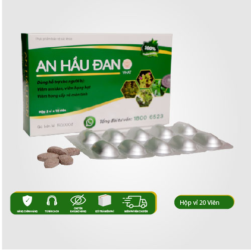 Ảnh AHĐ-Viên Ngậm Ho An Hầu Đan Grow Green AZ Hết Viêm Họng Hạt, Viêm Amidan, Long Đờm, Bệnh Về Đường Hô Hấp( Hộp 20 viên) 1