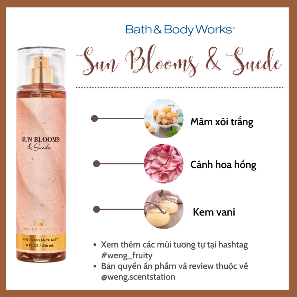 Bath and Body Works buy sun blooms and suede