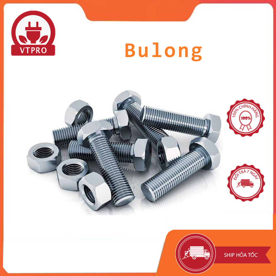 [combo 10 con bulon + tán] Bulon ốc vít - bulon con tán - bulong lục ...