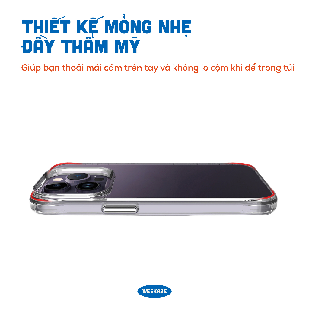 [CÓ QUÀ] Ốp cứng chống sốc lên tới 3m độc quyền Weekase GearX Crystal Impact Case - Đạt Tiêu Chuẩn Quân Đội Mỹ | BigBuy360 - bigbuy360.vn