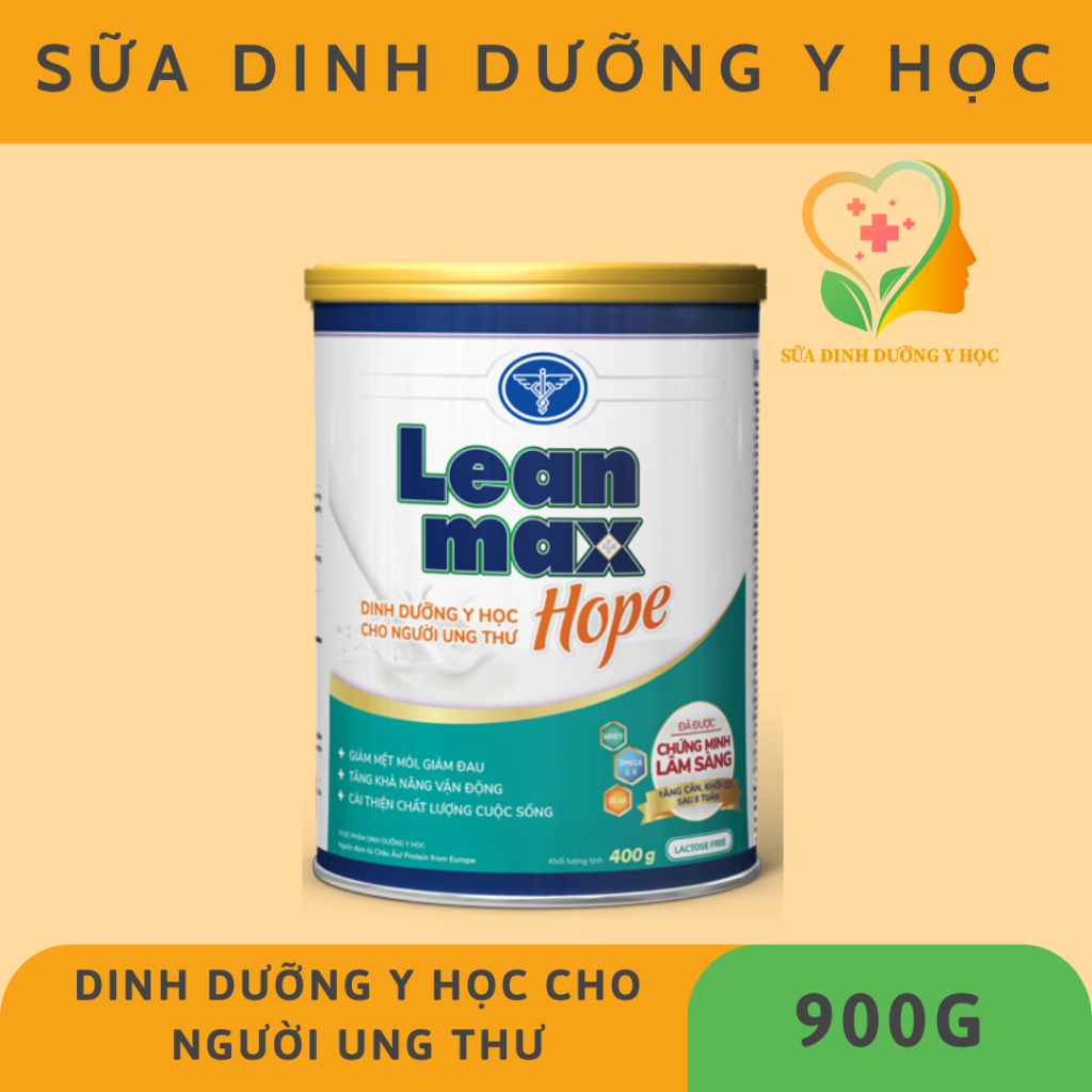 Sữa bột Lean Max Hope - Dinh dưỡng y học cho người ung thư - 900G ...