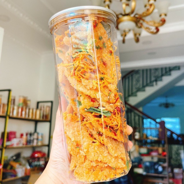 Cơm Cháy Chiên Mắm Lắc Khô Gà Lá Chanh - Hộp 300gr