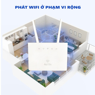 Cục phát wifi từ sim 4G, bộ phát wifi 4G CPE TU909 có 3 cổng WAN/LAN, 2 ăng ten