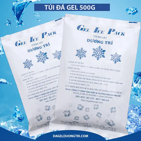 Túi Đá Gel 500g Giữ Lạnh