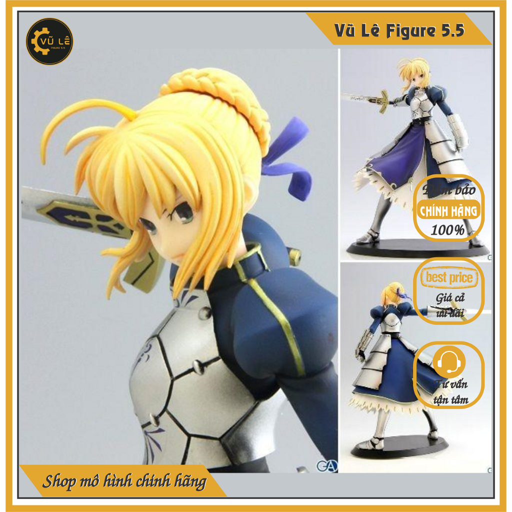 Mô hình chính hãng nhân vật Saber Fate/Zero SQ Figure, mô hình Fate. mô ...